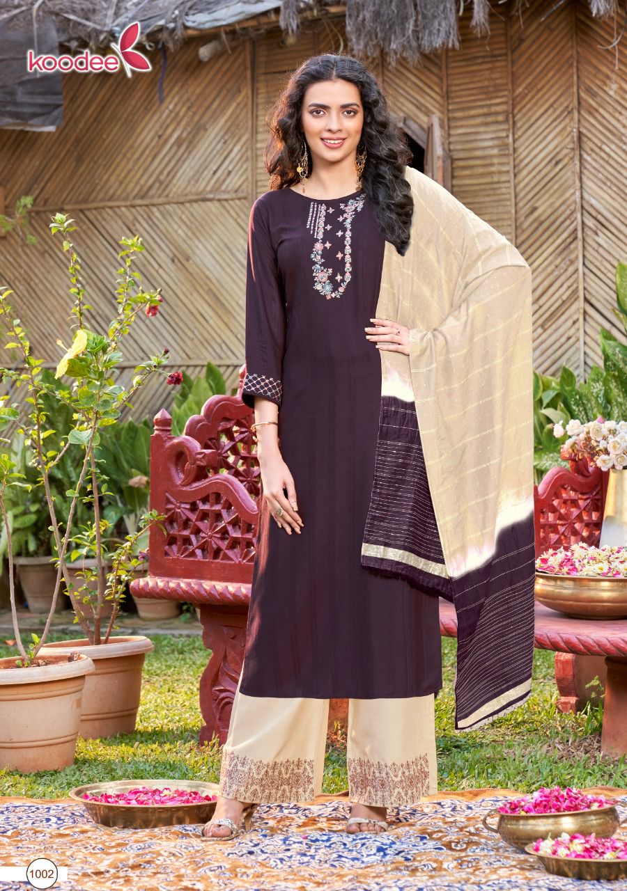 Koodee Pehchan 7 New Ethnic Wear Designer Fancy Kurti Bottom With Dupatta Readymade Collection